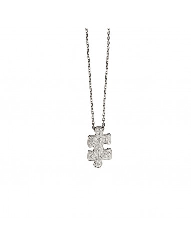 Collier Mini Puzzle diamants des créatures d'habitude