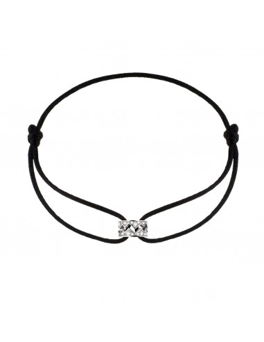 Bracelet cordon Capture Me diamants ou a consommer sur place